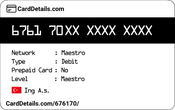 Card Details: 676170