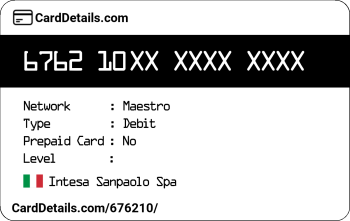 Card Details: 676210