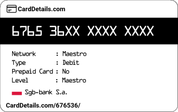 Card Details: 676536