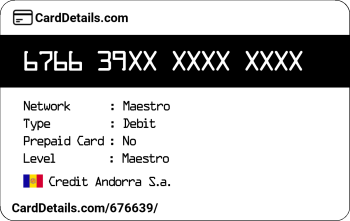 Card Details: 676639