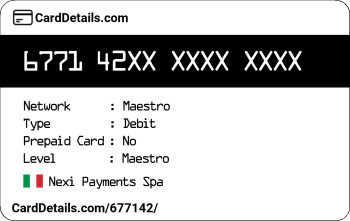 Card Details: 677142