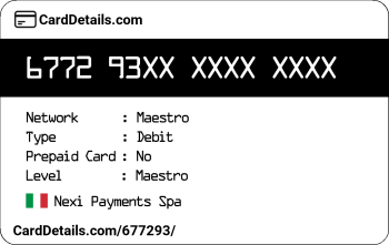 Card Details: 677293