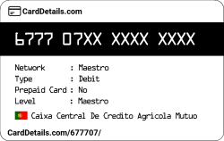 Card Details: 677707