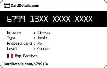 Card Details: 679913