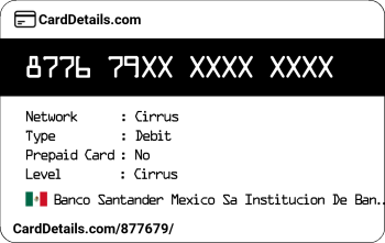 Card Details: 877679