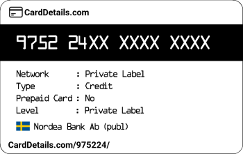 Card Details: 975224